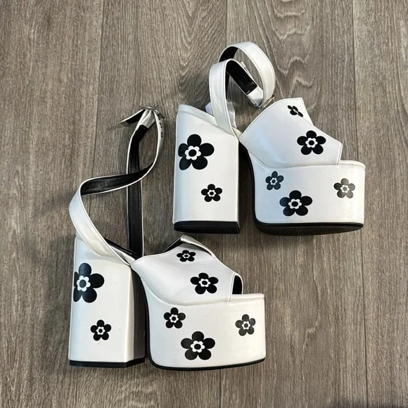 LAMODA Dancing Queen platform heels women’s sz 7 - Picture 6 of 14